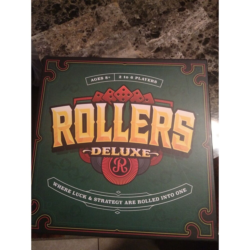USAOpoly Rollers Deluxe Board Game - Dice Family Game